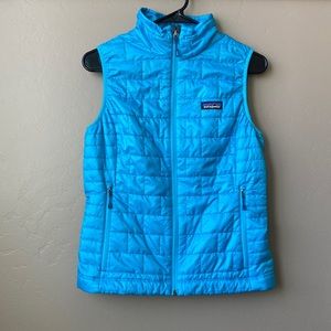 Patagonia Blue Nano Puff Vest Size Small